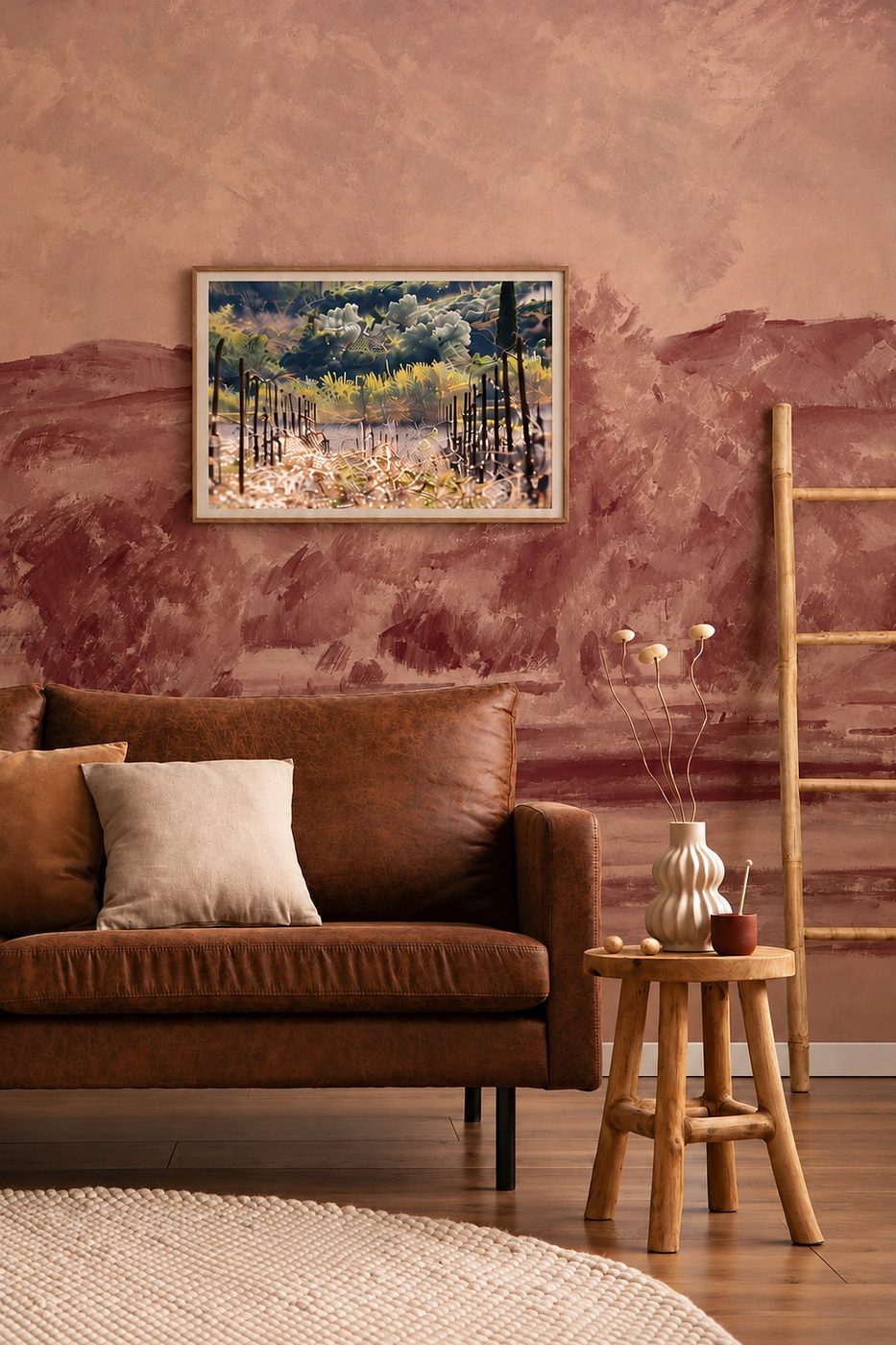 Le jardin extraordinaire mise en situation dans un intérieur