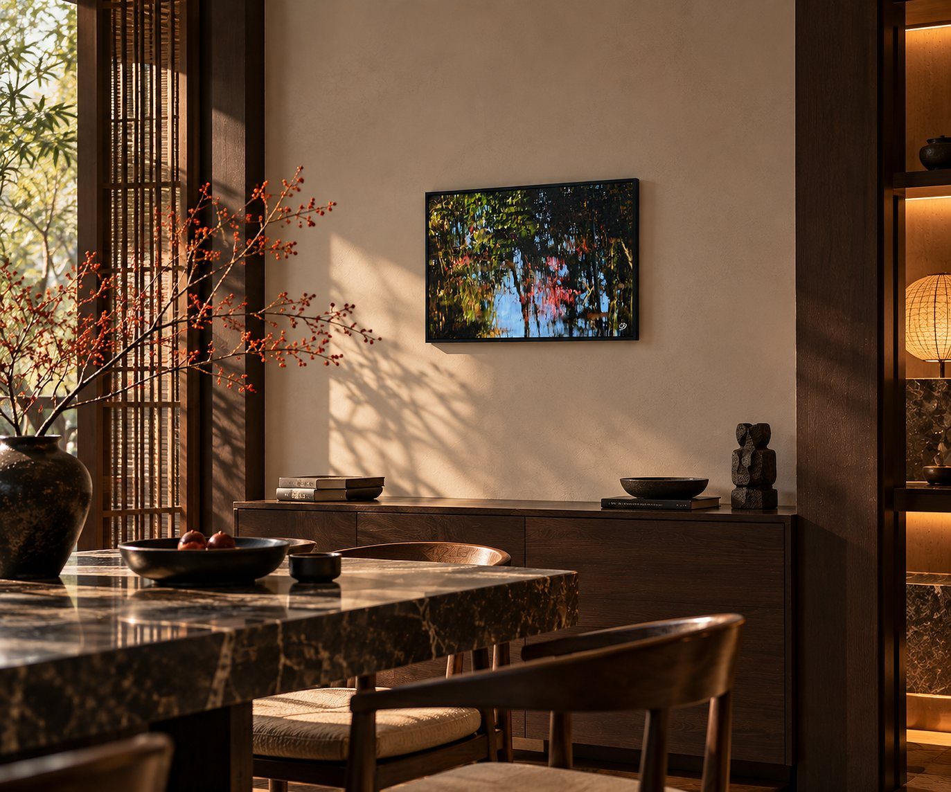 Abstraction 4 mise en situation dans un intérieur